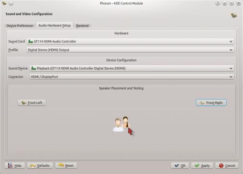 Showing current config settings for hdmi.